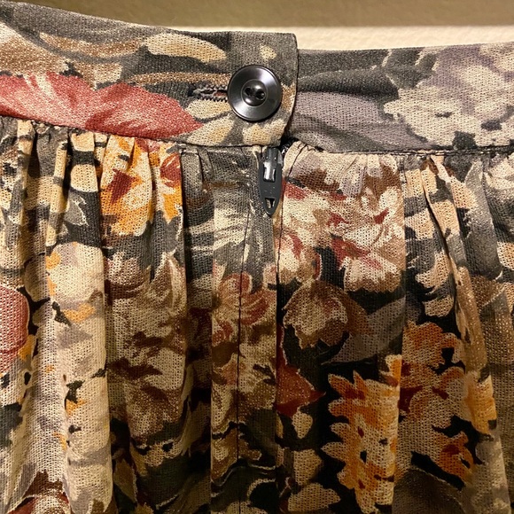 Vintage Floral Skirt Mr Beau by RL Davis 70s - Picture 2 of 10